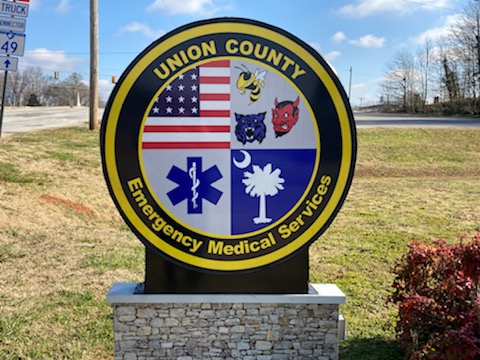 Union County EMS Sign